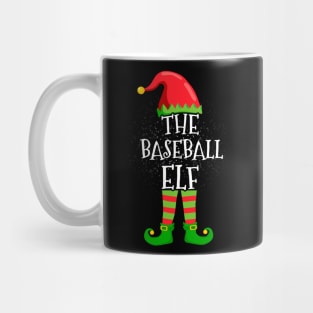 Baseball Elf Family Matching Christmas Group Funny Gift Mug